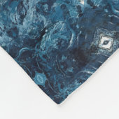 Textura #14 de obra Horizonte フリースブランケット (角)