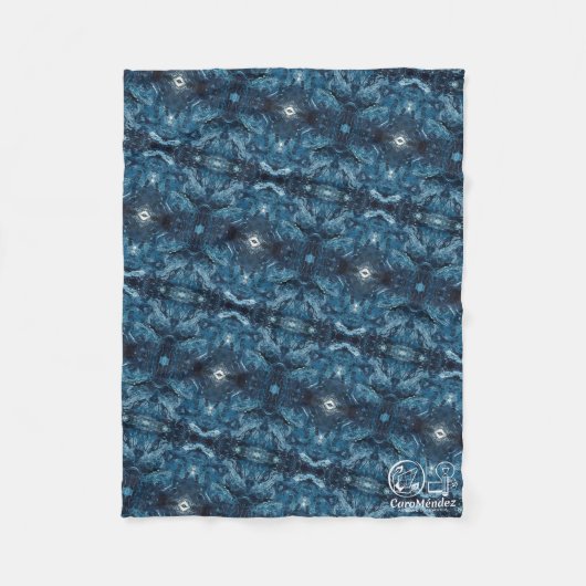 Textura #14 de obra Horizonte フリースブランケット (正面)