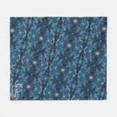 Textura #14 de obra Horizonte フリースブランケット (正面(横))