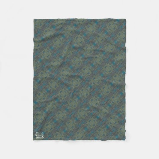 Textura #14 de obra La roca フリースブランケット (正面)