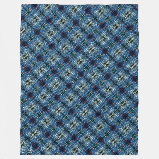 Textura #15.0 de obra La roca フリースブランケット (正面)