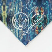 Textura #15.0 de obra La roca フリースブランケット (角)