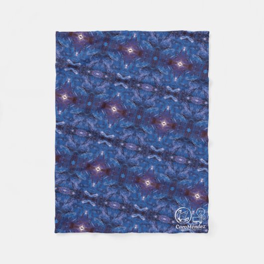 Textura #15 de obra Horizonte フリースブランケット (正面)