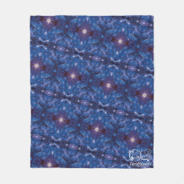 Textura #15 de obra Horizonte フリースブランケット