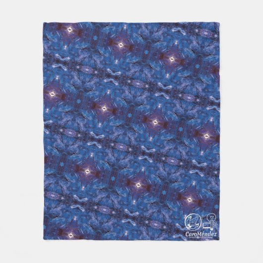 Textura #15 de obra Horizonte フリースブランケット (正面)