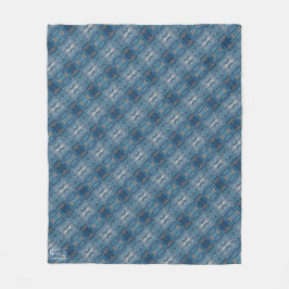 Textura #15 de obra La roca フリースブランケット