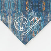 Textura #15 de obra La roca フリースブランケット (角)