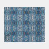 Textura #15 de obra La roca フリースブランケット (正面(横))