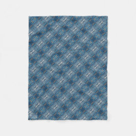 Textura #15 de obra La roca フリースブランケット