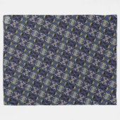 Textura #16 de la obra Maritimo フリースブランケット (正面(横))