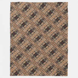 Textura #16 de obra Amanecer フリースブランケット