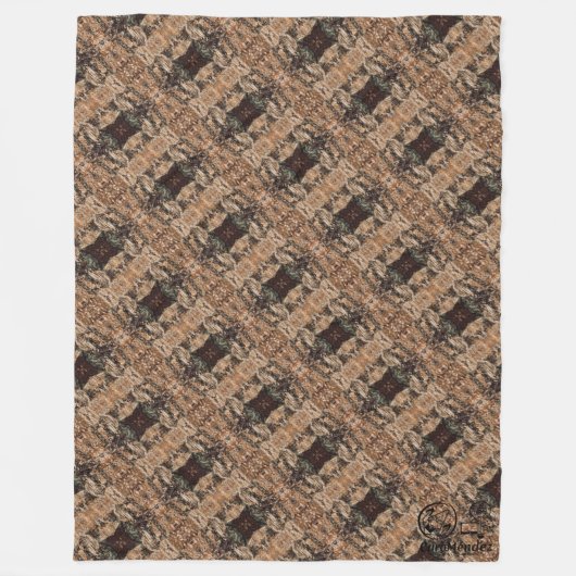 Textura #16 de obra Amanecer フリースブランケット (正面)