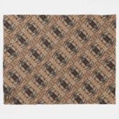 Textura #16 de obra Amanecer フリースブランケット (正面(横))