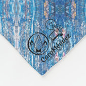 Textura #16 de obra La roca フリースブランケット (角)