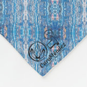 Textura #16 de obra La roca フリースブランケット (角)