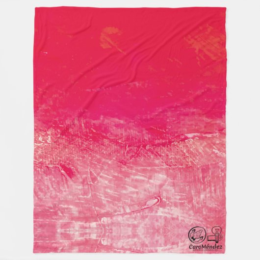 Textura #17 de la obra Fantasía y realidad フリースブランケット (正面)