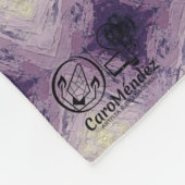 Textura #17 de obra Horizonte フリースブランケット (角)