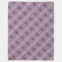 Textura #17 de obra La roca フリースブランケット