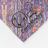 Textura #17 de obra La roca フリースブランケット (角)