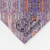 Textura #17 de obra La roca フリースブランケット (角)