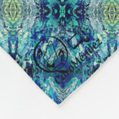 Textura #18.0 de la obra Maritimo フリースブランケット (角)