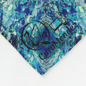 Textura #18.0 de la obra Maritimo フリースブランケット (角)