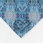 Textura #18 de la obra Maritimo フリースブランケット (角)