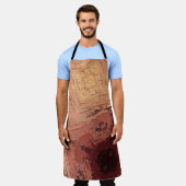 Textura #18 de obra Horizonte エプロン (着用した状態)