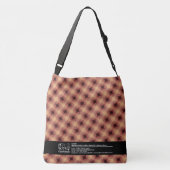 Textura #18 de obra Horizonte クロスボディバッグ (裏面)