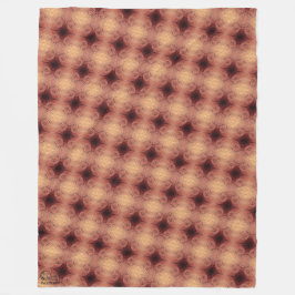 Textura #18 de obra Horizonte フリースブランケット