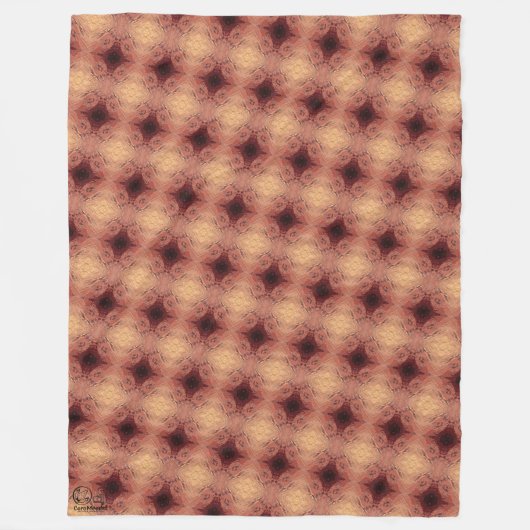 Textura #18 de obra Horizonte フリースブランケット (正面)