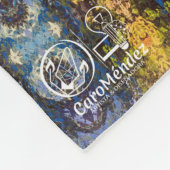 Textura #19 de la obra Maritimo フリースブランケット (角)