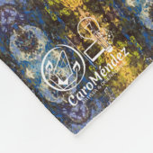 Textura #19 de la obra Maritimo フリースブランケット (角)