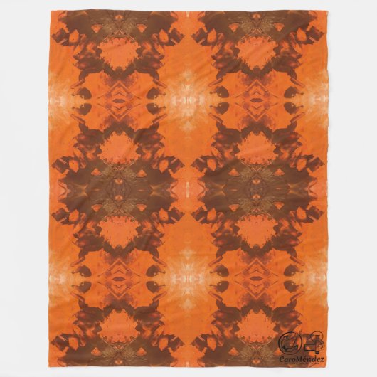 Textura #19 de la obra Nuit フリースブランケット (正面)