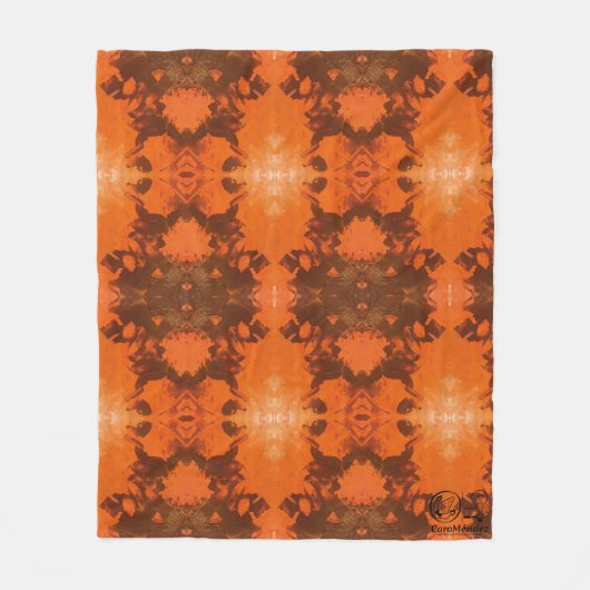 Textura #19 de la obra Nuit フリースブランケット (正面)