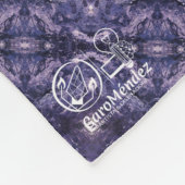 Textura #19 de obra Horizonte フリースブランケット (角)