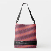 Textura #1 de la obra La puesta del sol クロスボディバッグ (裏面)