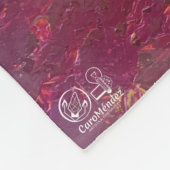 Textura #1 de la obra La puesta del sol フリースブランケット (角)