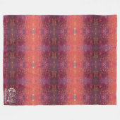 Textura #1 de la obra La puesta del sol フリースブランケット (正面(横))