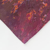 Textura #1 de la obra La puesta del sol フリースブランケット (角)