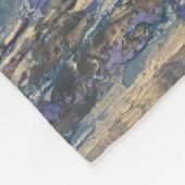 Textura #1 de obra La roca フリースブランケット (角)