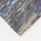 Textura #1 de obra La roca フリースブランケット (角)