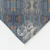 Textura #1 de obra La roca フリースブランケット (角)