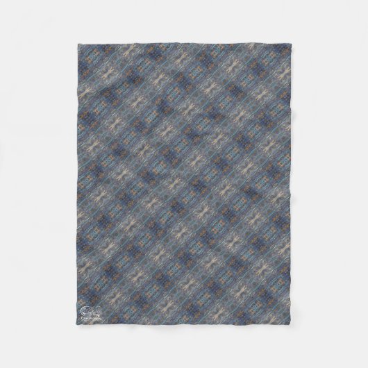 Textura #1 de obra La roca フリースブランケット (正面)