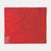 Textura #20 de la obra Fantasía y realidad フリースブランケット (正面(横))