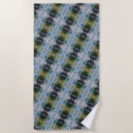 Textura #21 de la obra Maritimo ビーチタオル