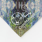 Textura #21 de la obra Maritimo フリースブランケット (角)