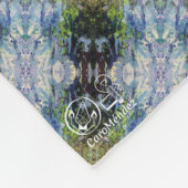 Textura #21 de la obra Maritimo フリースブランケット (角)