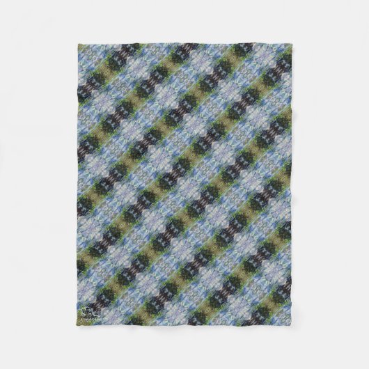 Textura #21 de la obra Maritimo フリースブランケット (正面)
