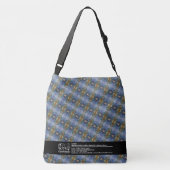 Textura #22 de obra Amanecer クロスボディバッグ (裏面)